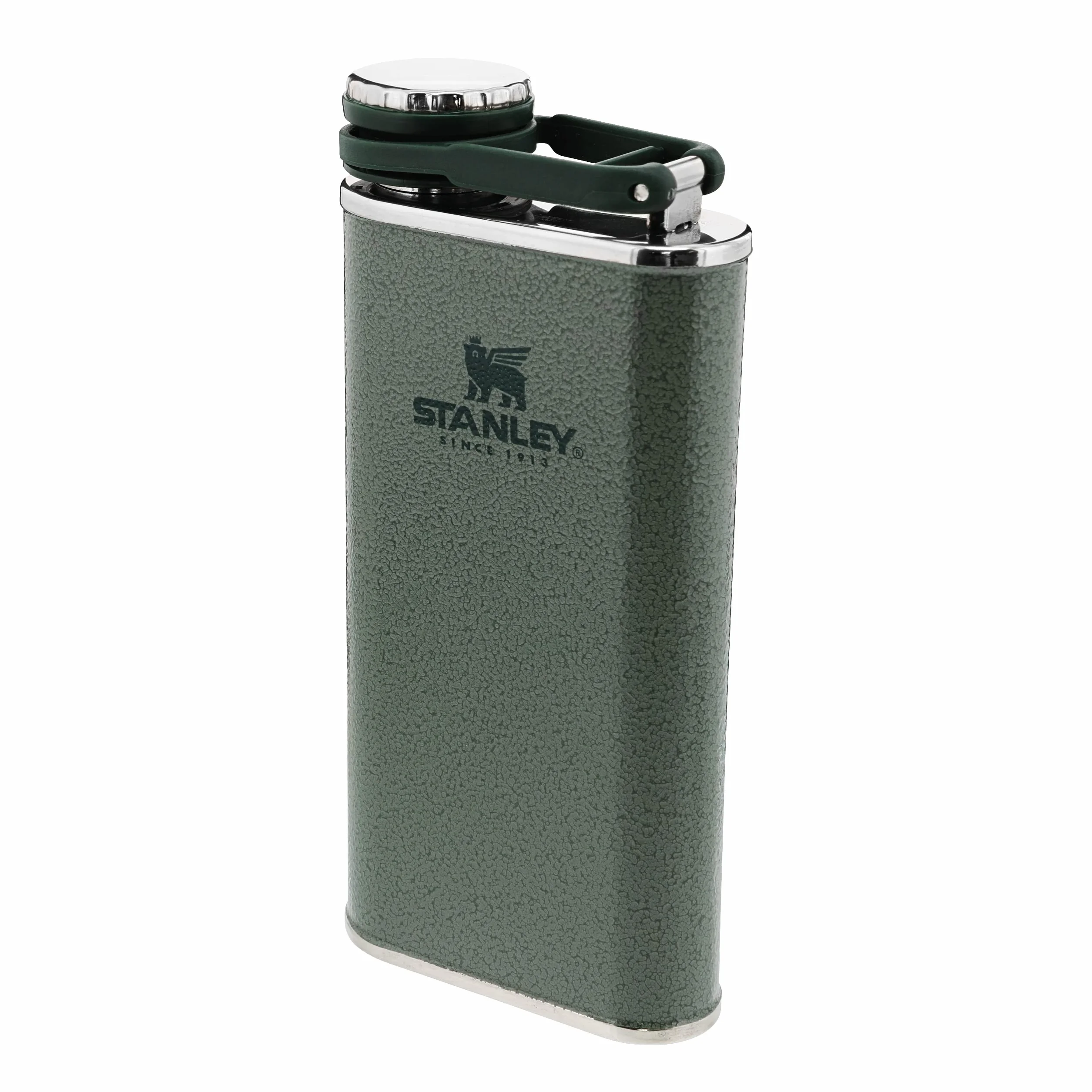 Stanley Classic Wide Mouth Flask 0.23L with Never- Lose Cap - Fiaschetta per anca in Acciaio Inossidabile con ampia apertura per un facile riempimento e dosaggio - Senza BPA