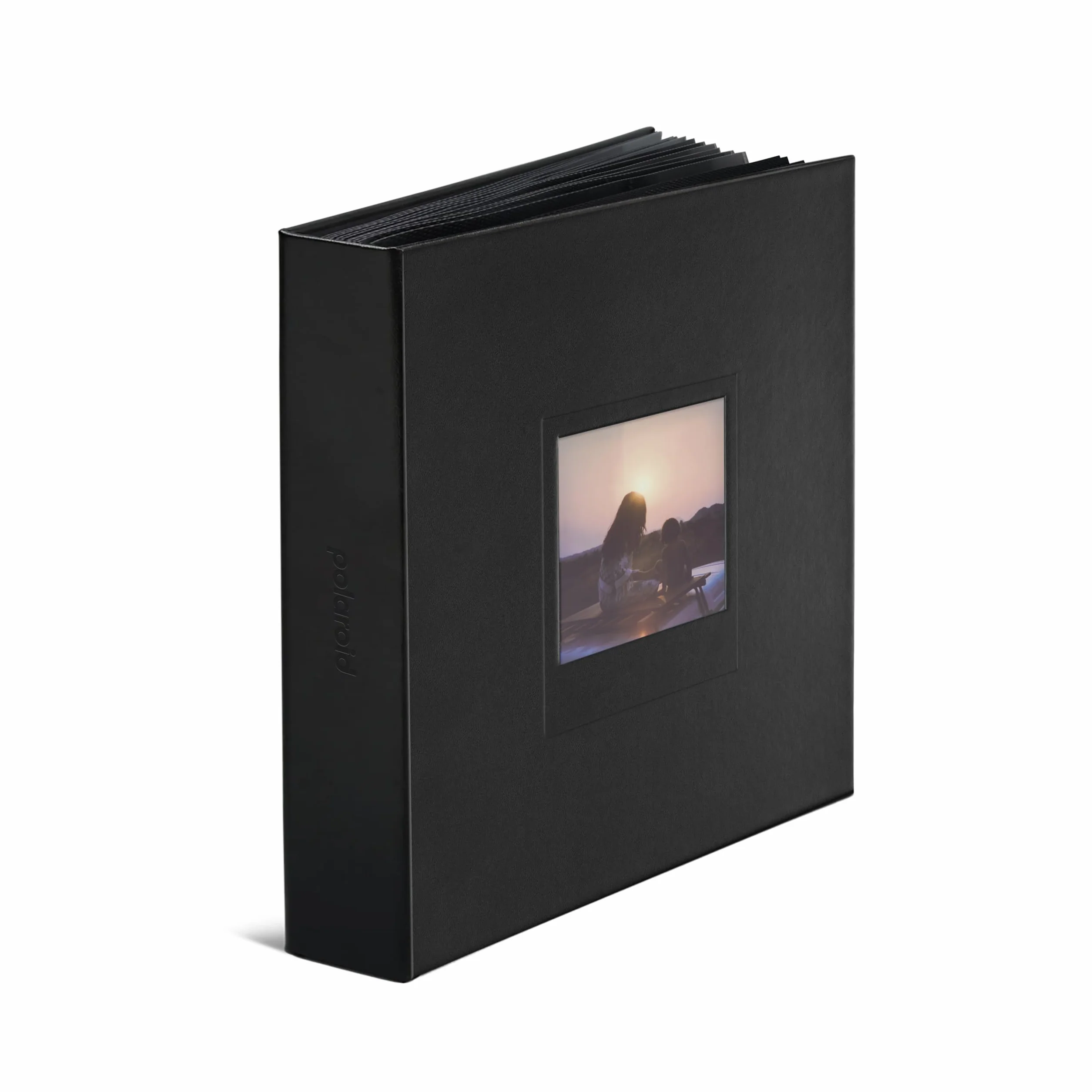 Polaroid - Album fotografico grande con ritagli Polaroid quadrati, nero (6368)