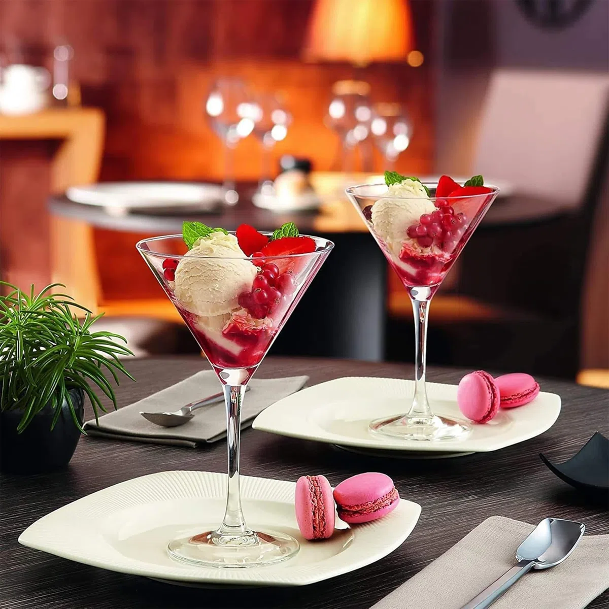NORDIC SCHILLER Luxury Bicchieri da Martini Vetro Set di 6 175ml 100% SENZA PIOMBO Lavabili in Lavastoviglie, Bicchieri Cosmopolitan, Bicchieri da Cocktail, Martini Glasses, Cocktail Glasses