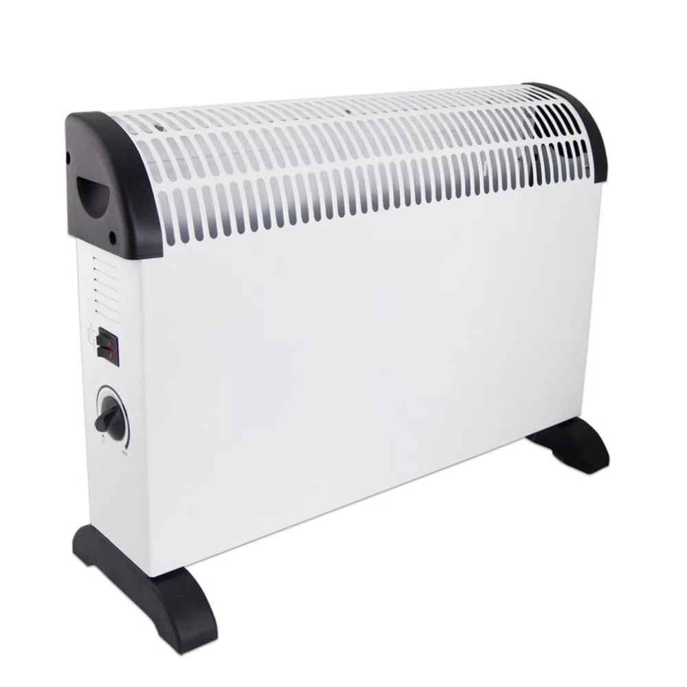 Stufetta elettrica da bagno Termoconvertitore 2000W – Basso consumo, 3 livelli di potenza, riscaldatore compatto portatile con protezione surriscaldamento e regolazione temperatura