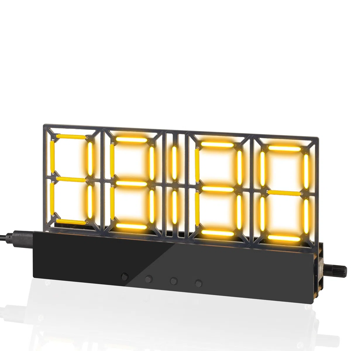 Kit Orologio Digitale con Display LED 4 Cifre - Kit Saldatura per Principianti, Luminosità Regolabile, Visualizzazione Data/Settimana, Pratica Elettronica Fai da Te per Appassionati