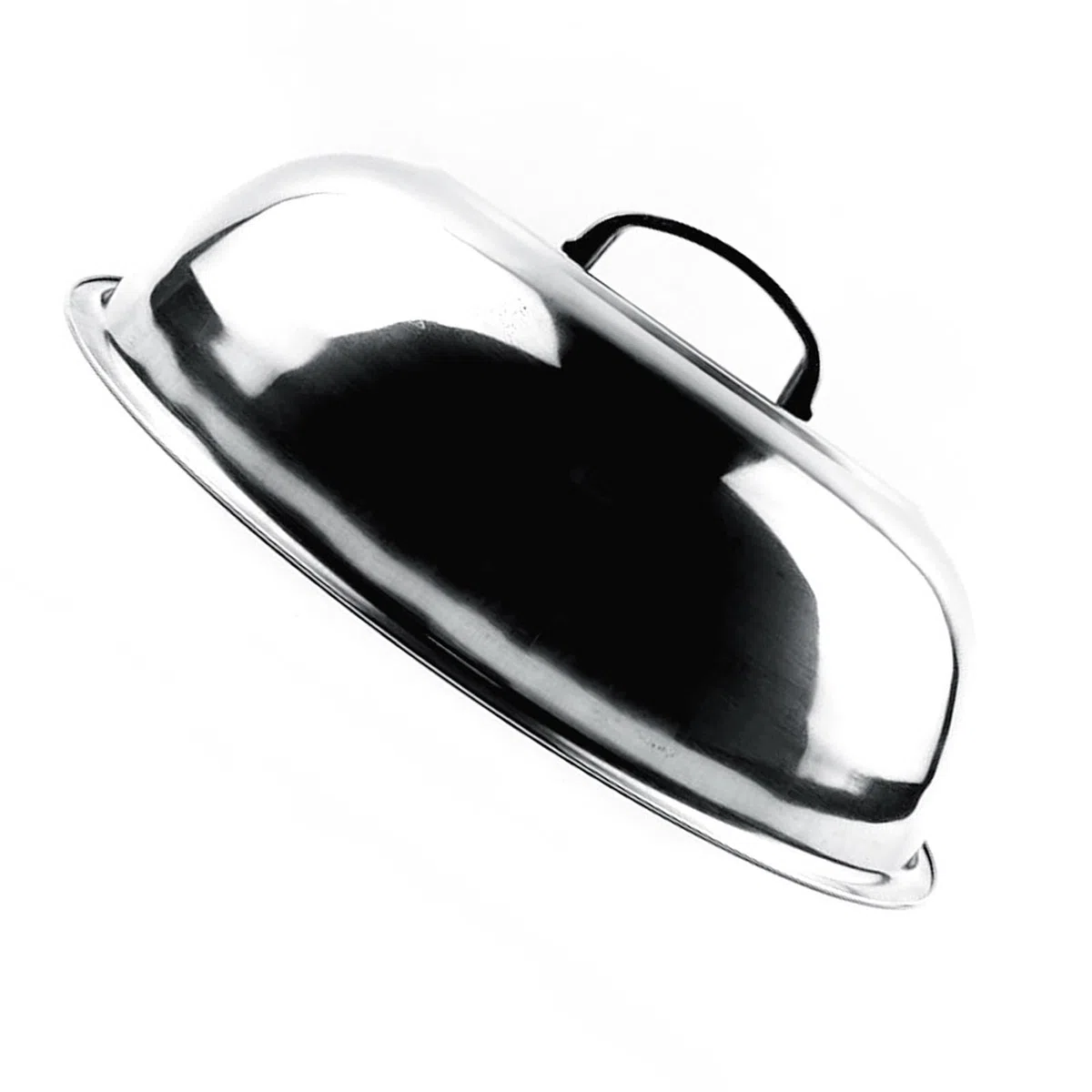 Coperchio Wok in Acciaio Inossidabile, Padella Circolare per Cucina (40 cm)