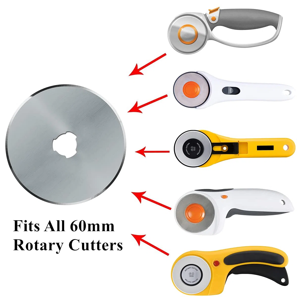 Headley Tools - Lame rotanti da 60 mm (confezione da 10)