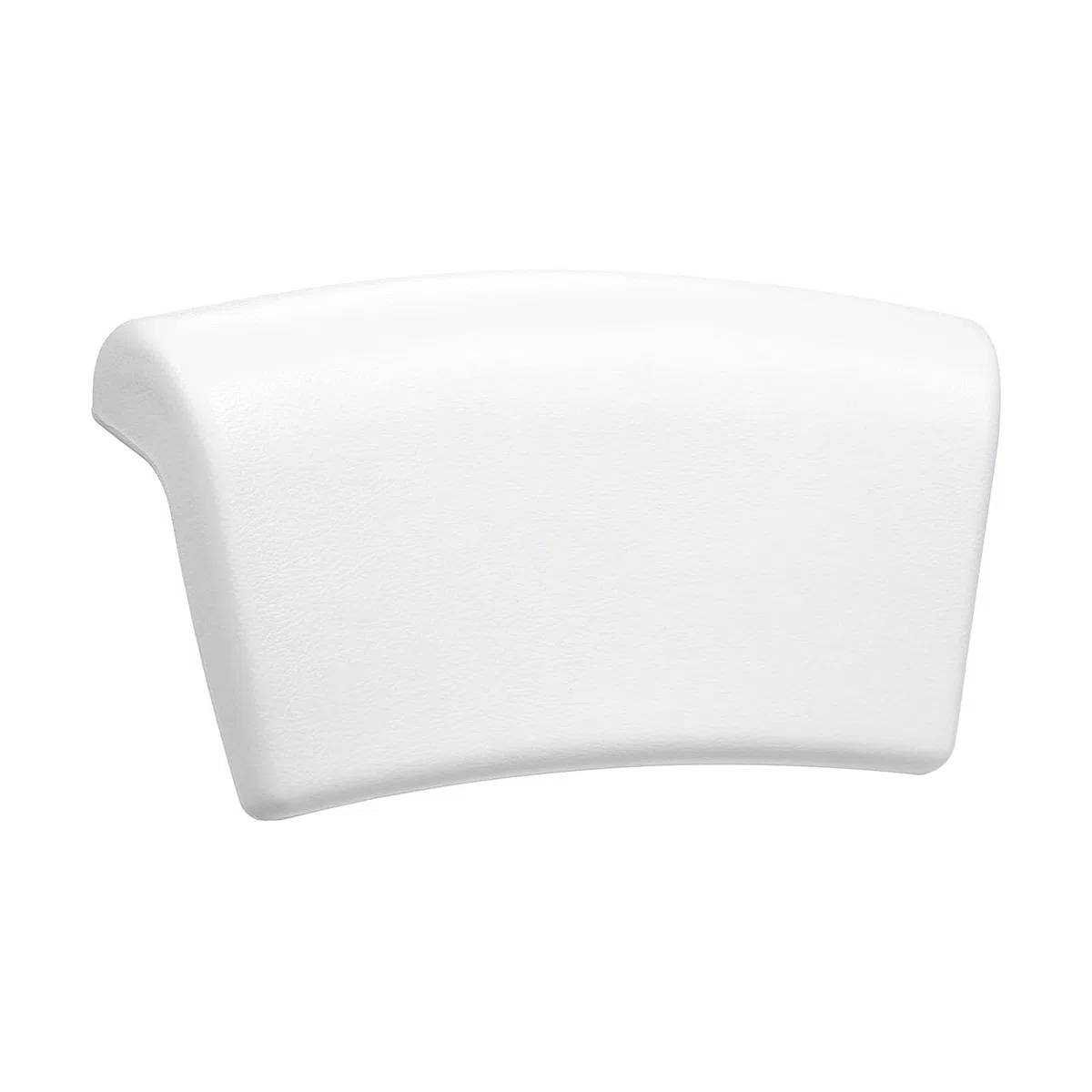 Cuscino per Vasca da Bagno con 2 Ventose Antiscivolo - Supporto Ergonomico Comodo per Idromassaggio, Relax in Spa e Bagno, Impermeabile e Lavabile - Bianco