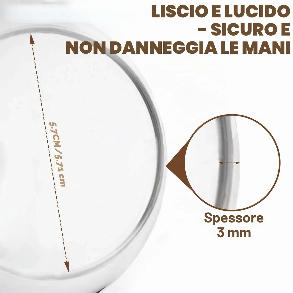 Barattoli di vetro ermetico borosilicato, con tappo in sughero, per spezie, zucchero, caffè, biscotti, caramelle (550 ml/19oz)