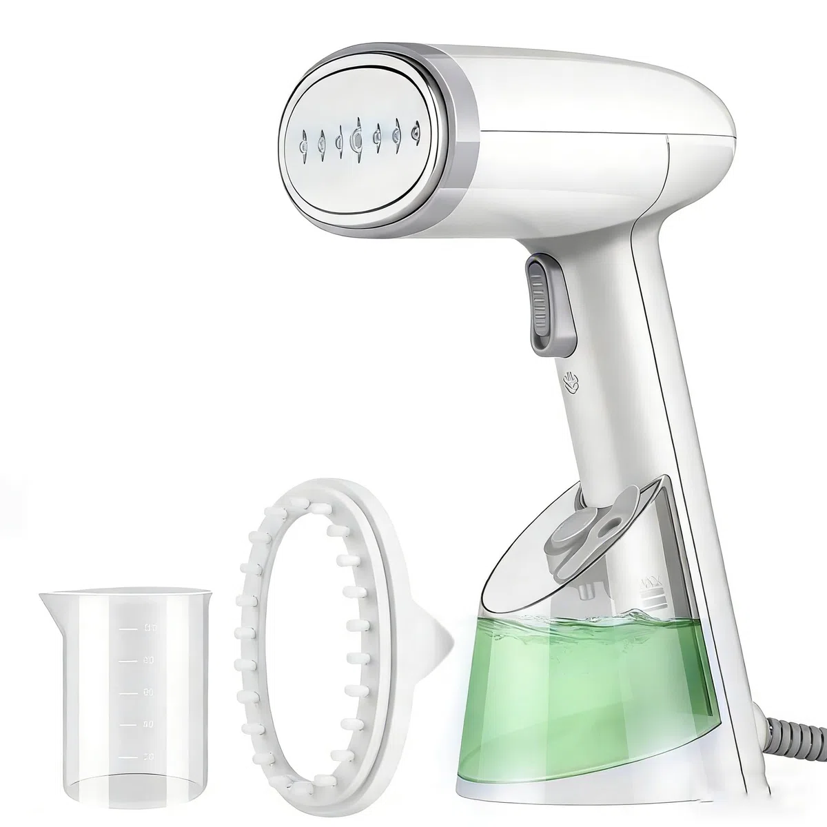 Ferro da Stiro Verticale 2000W, Stiratore Verticale Portatile con Serbatoio 260ml e Cavo 2m, Stiratrice Verticale per Vestiti Stirella Verticale da Viaggio Stiro Verticale Vapore Generator Accessori