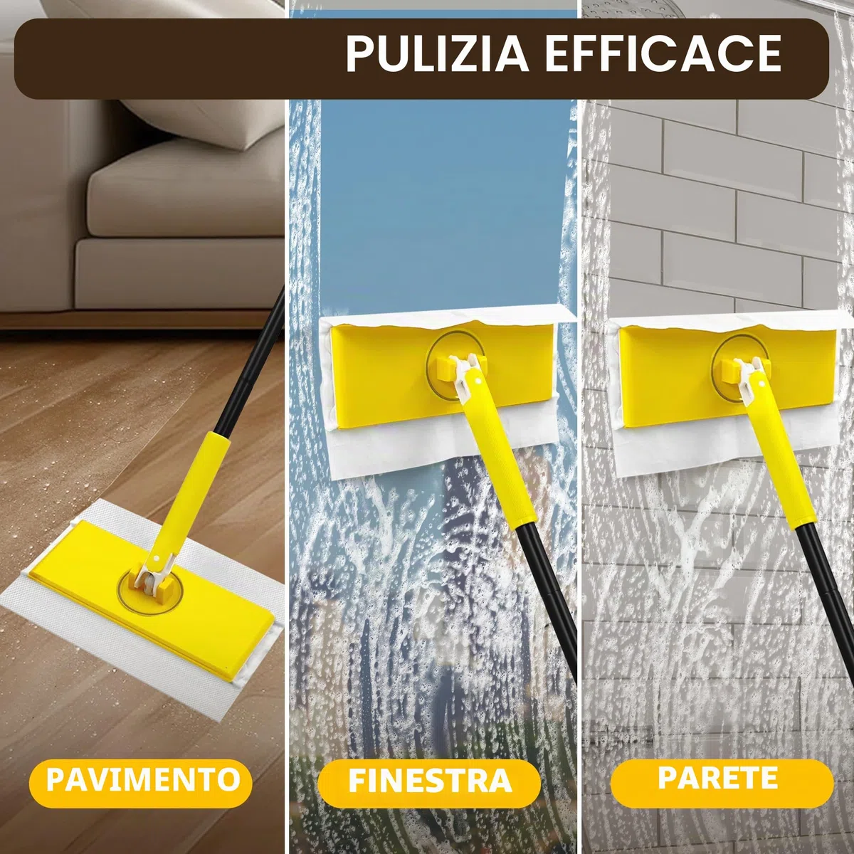 NEWE Mocio automatico per cambio panno portatile