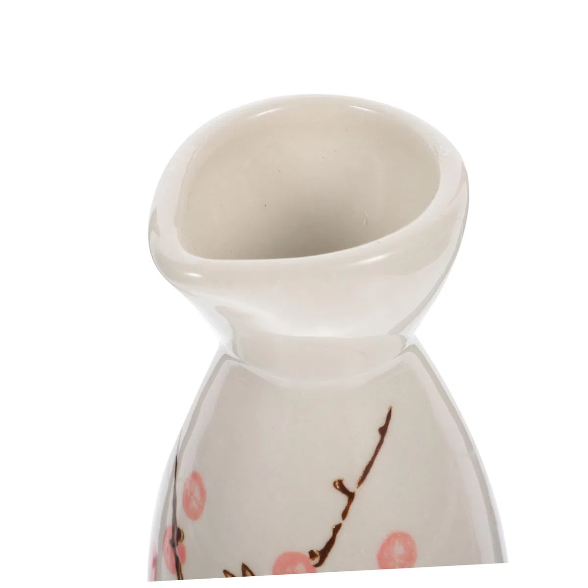 GALPADA Set di Sake Giapponese in Ceramica Rosso Brocca e Bicchieri Rotondi per Uso Domestico Superficie Liscia e Sensazione Confortevole per Occasioni Festive