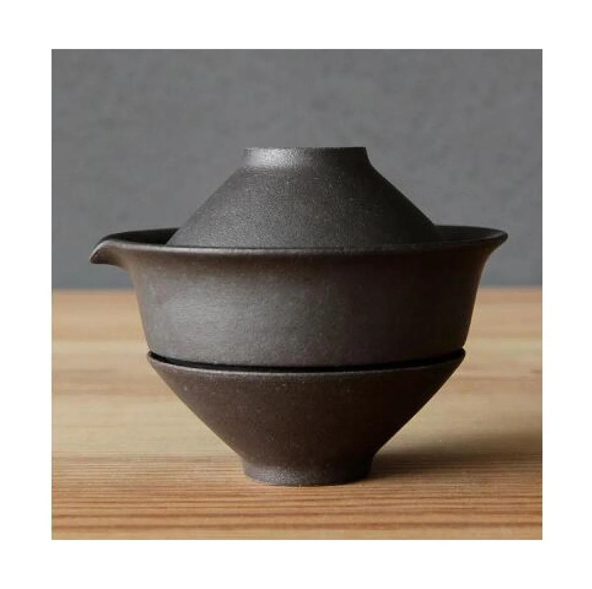 Set da tè di Viaggio Teiera in Ceramica Giapponese da 200 ml Bollitore per tè Gaiwan Tazza da tè per Puer 1 Ciotola 2 Tazze Set da tè Retro Bicchieri in Ceramica Grezza
