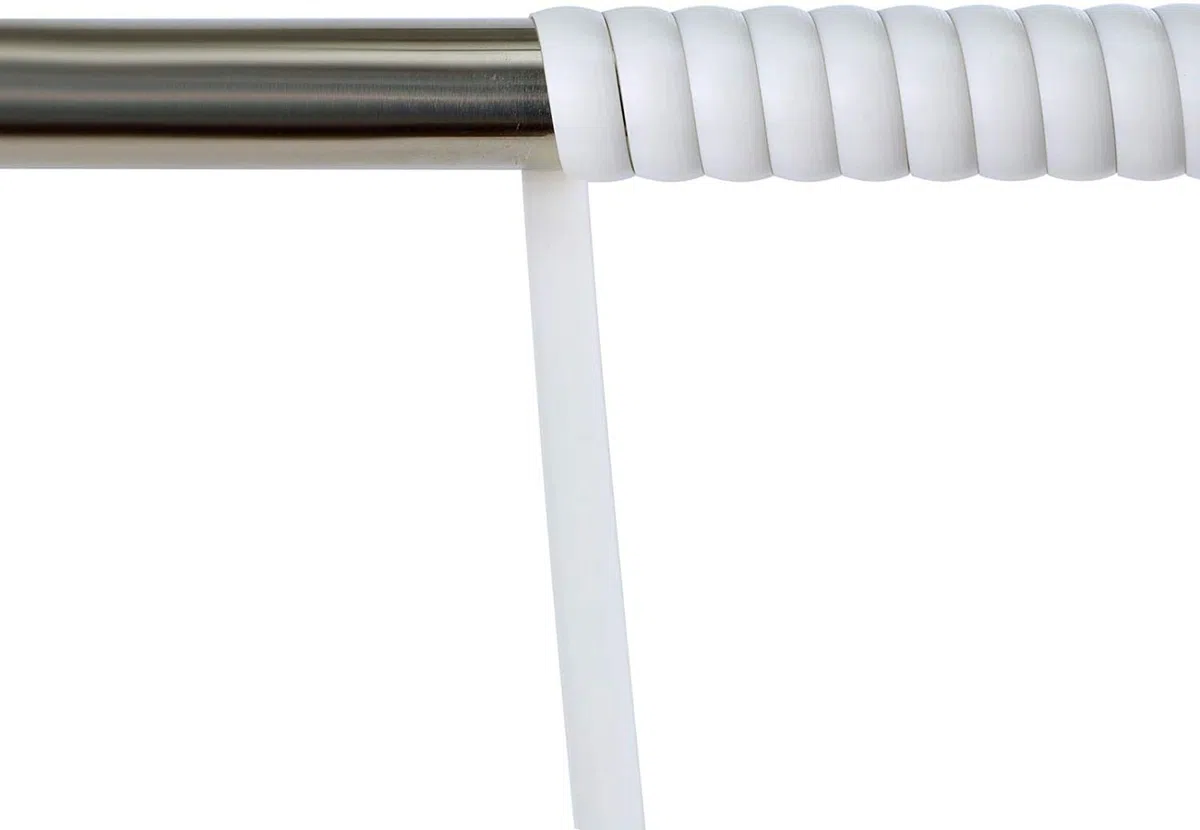 Kit di fissaggio per mobili in rattan , materiale di riparazione in vimini, materiale in tessuto plastico piatto bianco per l'installazione di mobili in rattan e cestino per sedie da giardino