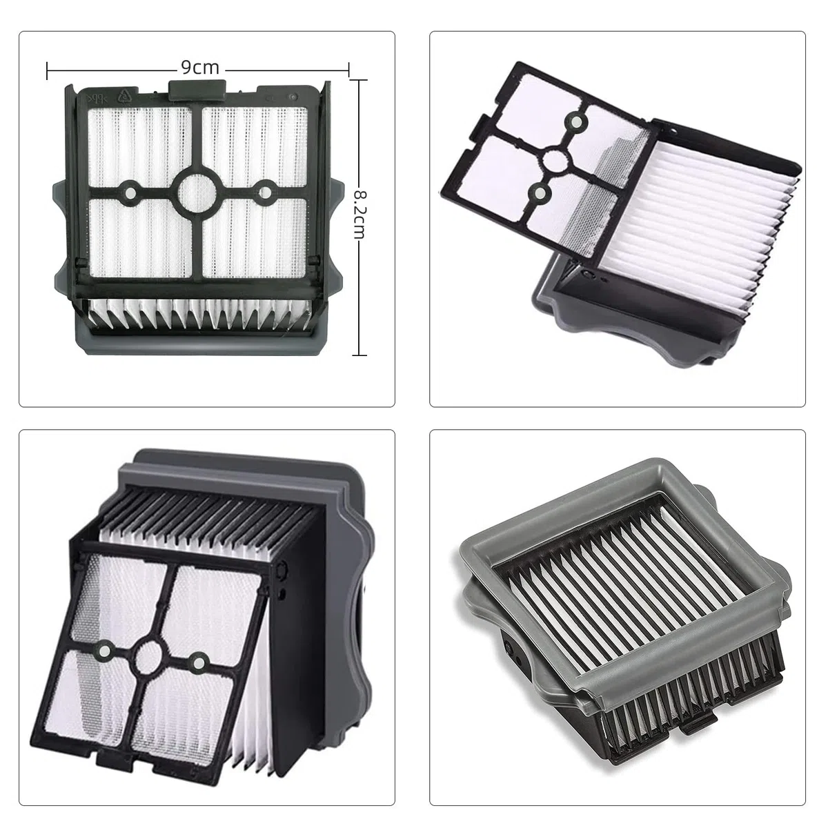Ricambi per Tineco Floor One S5 Combo Aspirapolvere Lavapavimenti Cordless Senza Fili, 2 Filtri di Ricambio, 2 Spazzole a Rullo, Accessori per Aspirapolvere a Umido e a Secco Tineco
