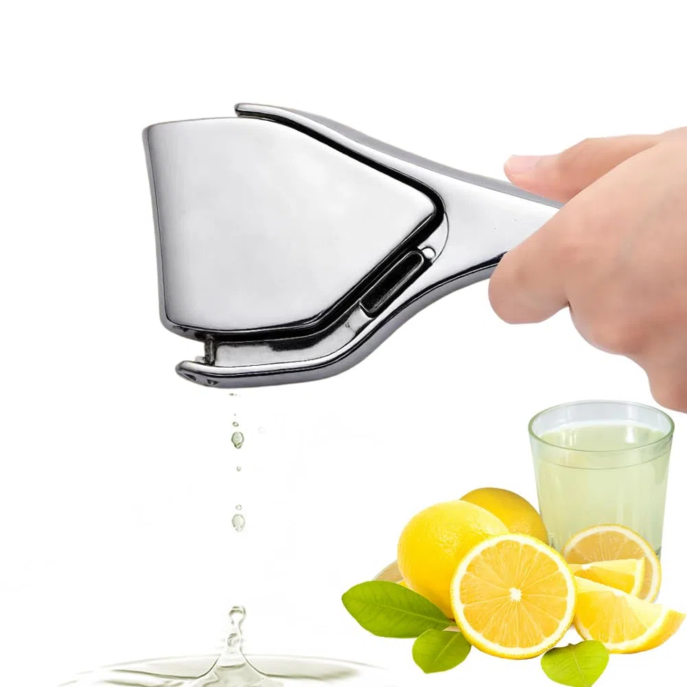 Lemon Squeezer in metallo - spremiagrume manuale & di alta qualità per limoni, lime e arance - lavabile in lavastoviglie