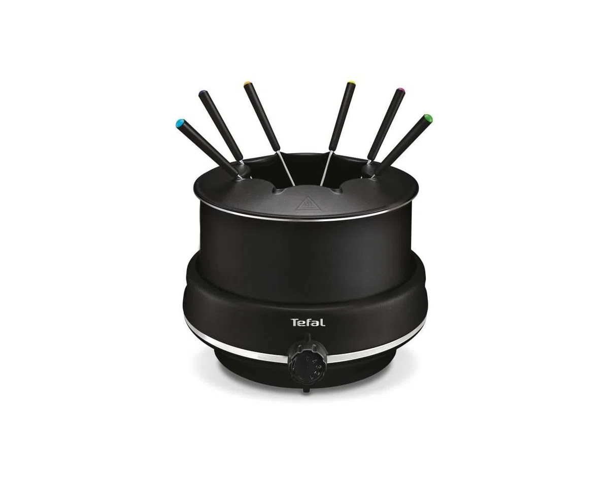 Macchina per fonduta TEFAL, 6 persone, Rivestimento antiaderente, Facile da pulire, Prodotto in Francia, Easy Fondue EF261800