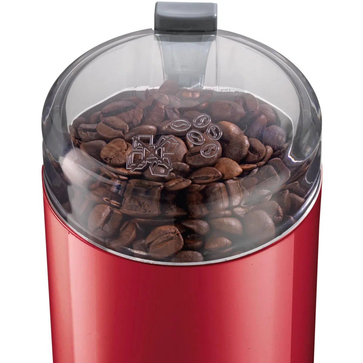 Bosch Macina Caffè e Spezie TSM6A014R, 180 W, 150 g/min, 2 Lame Acciaio Inox, Plastica, Rosso