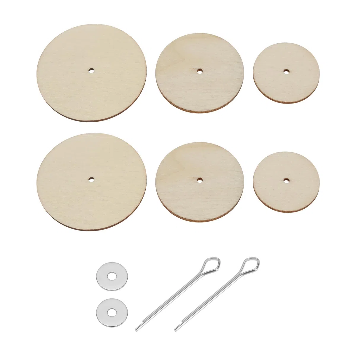 Set di 30 giunti per bambole, giunti per bambole, perni di collegamento, dischi in fibra di fibra, 30 mm, 40 mm, 50 mm, accessori per bambole