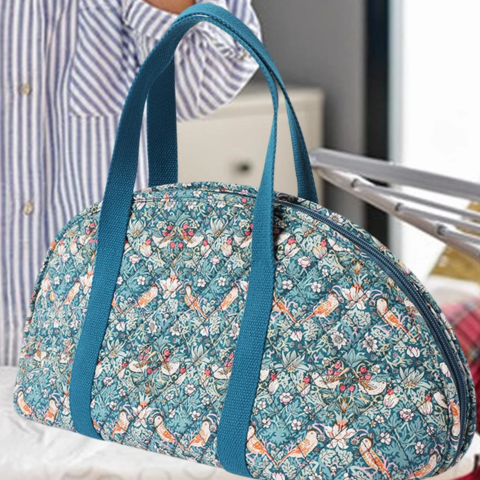 Organizer da viaggio per ferri da stiro, piccola custodia per ferro da stiro a vapore, custodia da viaggio per ferri da stiro da viaggio, borsa tote per ferro da stiro portatile e , perfetta