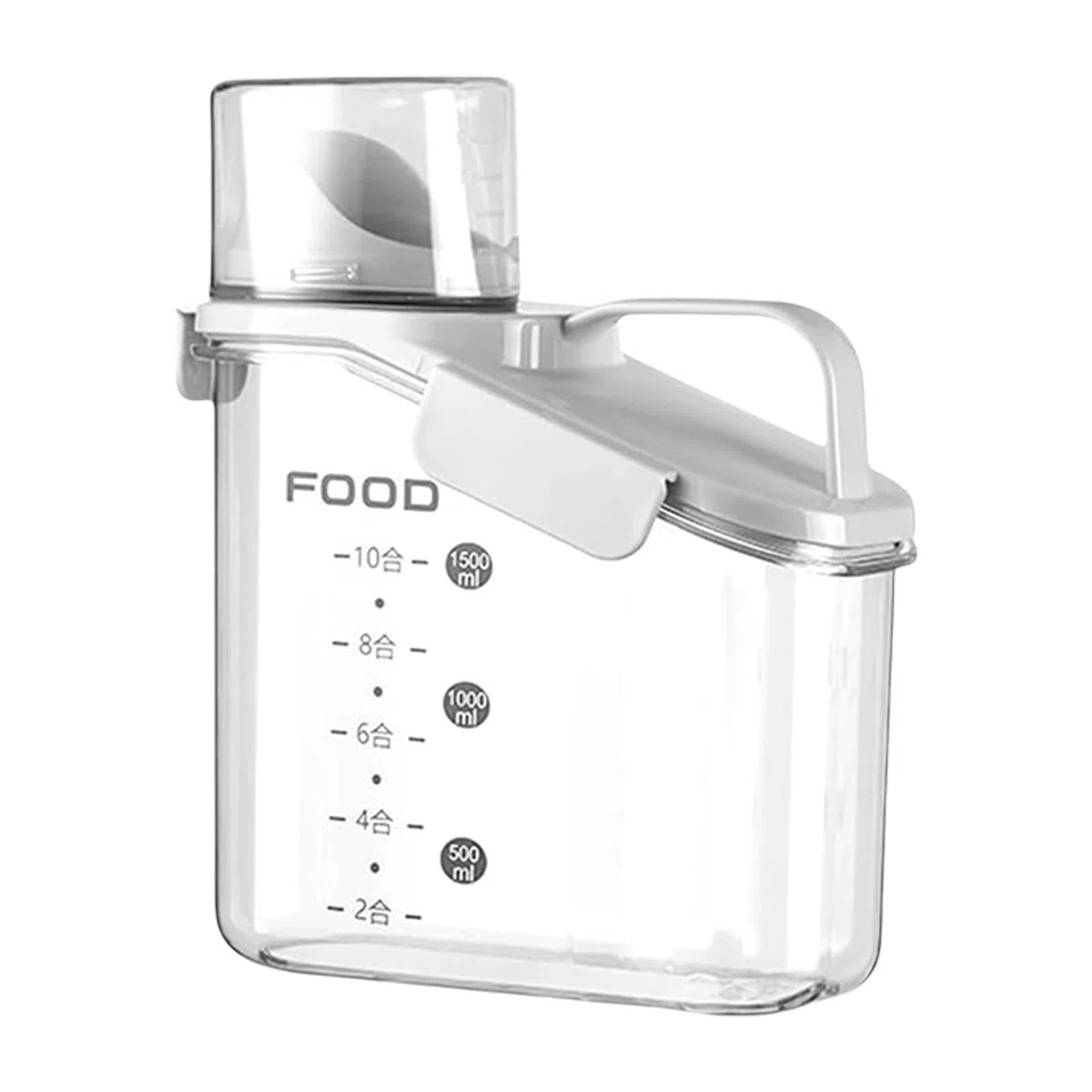Contenitori per cereali | Contenitore per cereali secchi con coperchio ermetico | Dispenser di cereali da cucina multifunzione per fagioli verdi, riso