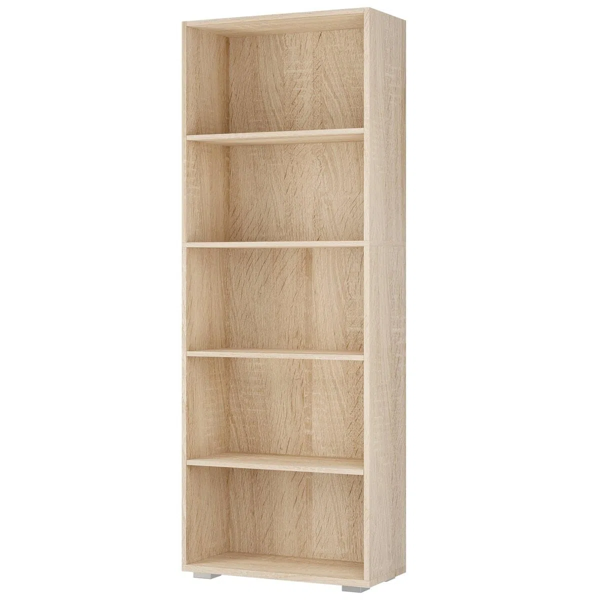 Casaria® Libreria Scaffale Vela 190cm 5 Ripiani Mobile Archiviazione Documenti Ufficio Soggiorno