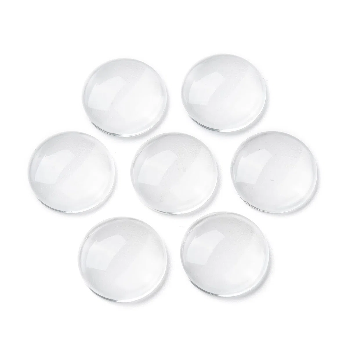 Cheriswelry - 200 pezzi Cabochon in vetro, semicircolari, trasparenti, con retro piatto, a cupola, per cammeo, foto, ciondoli, decorazioni fai da te, creazione di gioielli