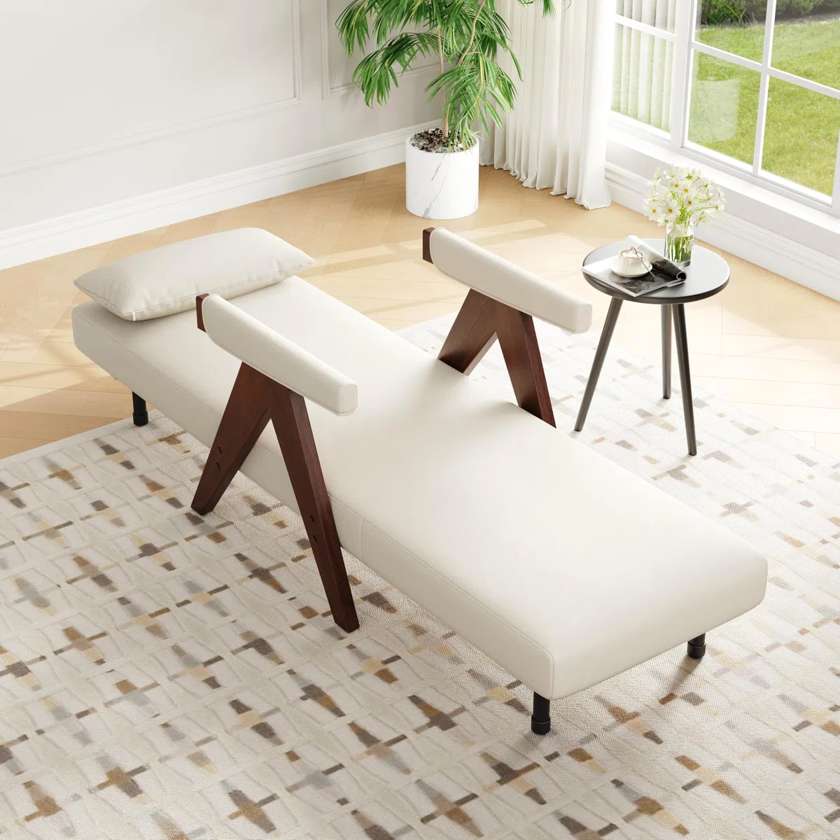 Kebnor Design Moderno: Poltrona Conversione 3 in 1 con Funzione di Sonno, Divano Letto Trasformabile, Pieghevole Imbottita, Lounge, Letto Singolo, Adatta per