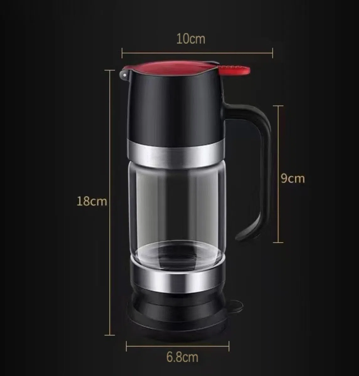 Dispenser per miele antigoccia, barattolo per miele da 10,65 once, coperchi superiori e inferiori rimovibili, dispenser per miele che mantiene il miele fresco, accessorio da cucina per conservare miel
