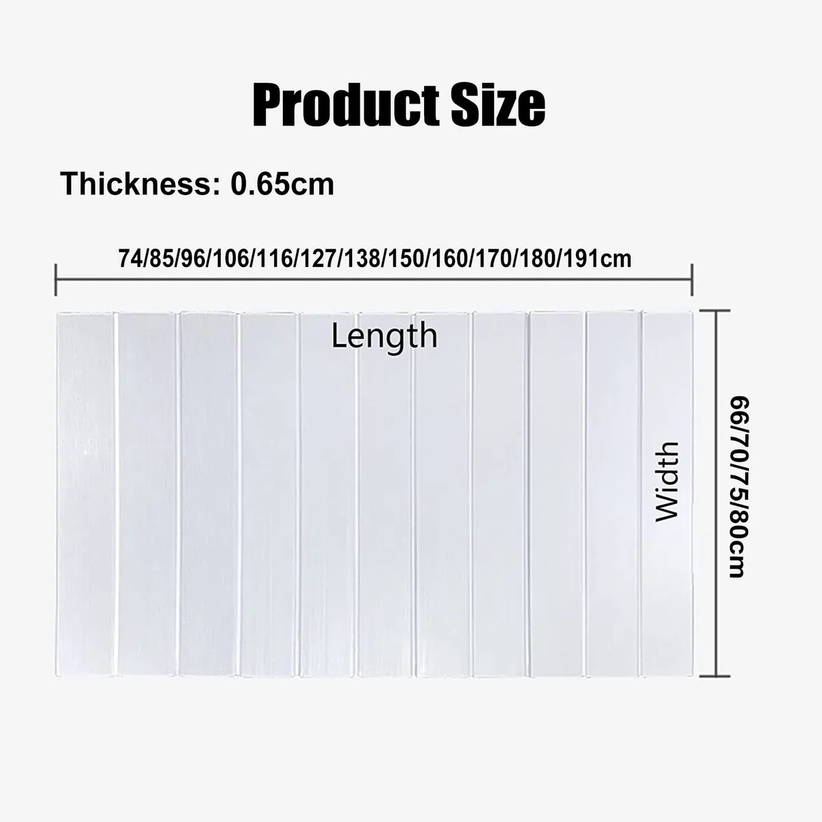 Copertura Vasca da Bagno Coprivasca Pieghevole, Pannello Isolante Impermeabile E Antipolvere Per Vasche Da Bagno, Coprivasca A Tapparella In PVC, Si Utilizza Per Vasche Da Bagno Con Larghezza Di 66cm/