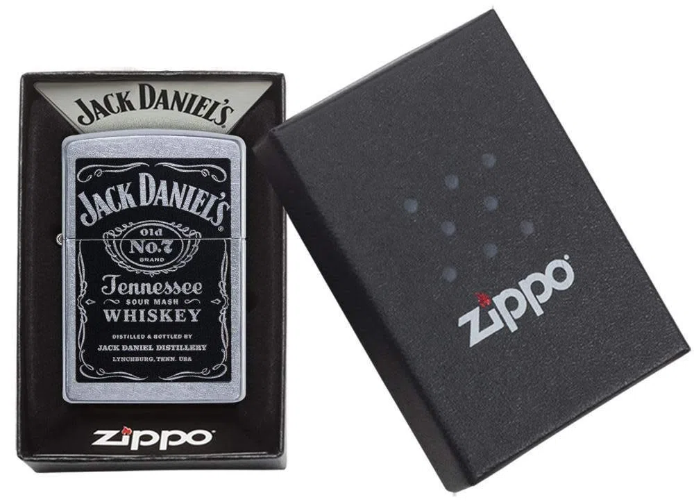 Zippo Accendino antivento | Accendino Zippo in metallo a lunga durata | Migliore con Zippo Lighter Fluid | Accendino ricaricabile | Perfetto per sigarette, sigari, candele, accendino tascabile | Jack