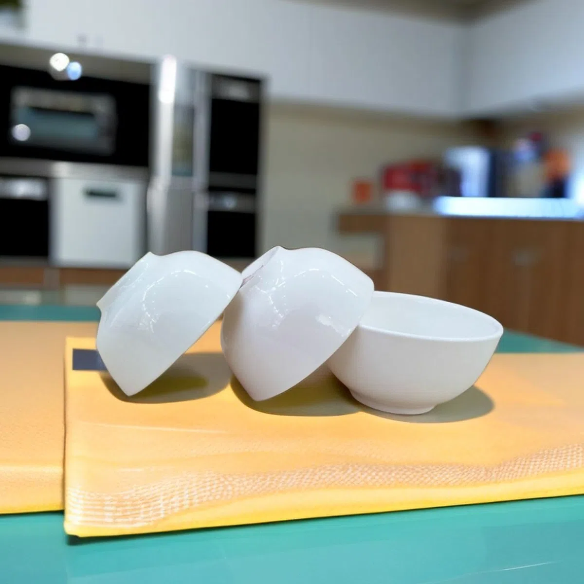 Set di 6 ciotole in ceramica di alta qualità da 300 ml, ideali per gelati, dessert, snack e molto altro ancora, impilabili, adatte ai bambini, facili da pulire in lavastoviglie