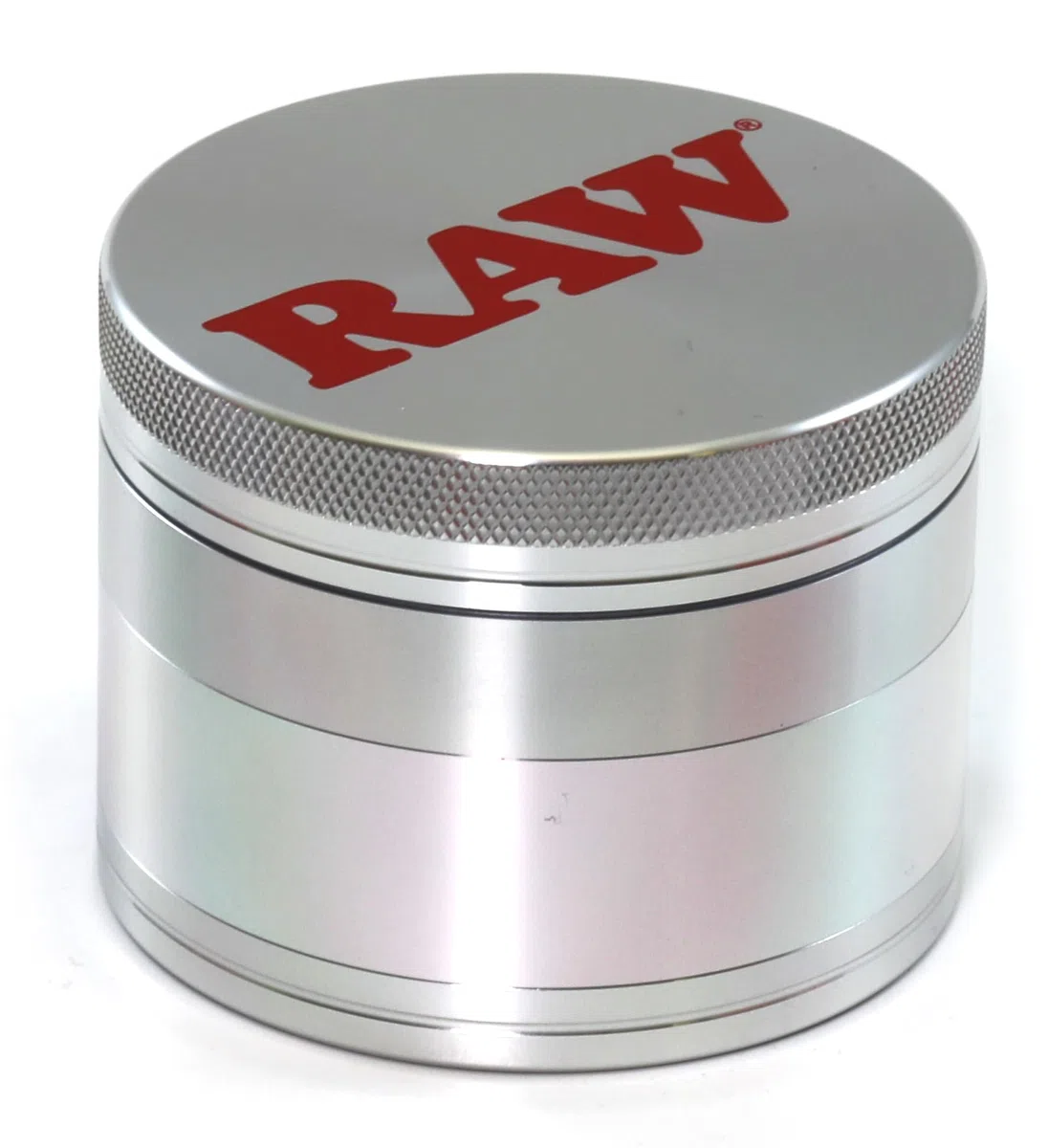 Raw 19330 Grinder-4 pezzi con pala, 56 mm, in alluminio