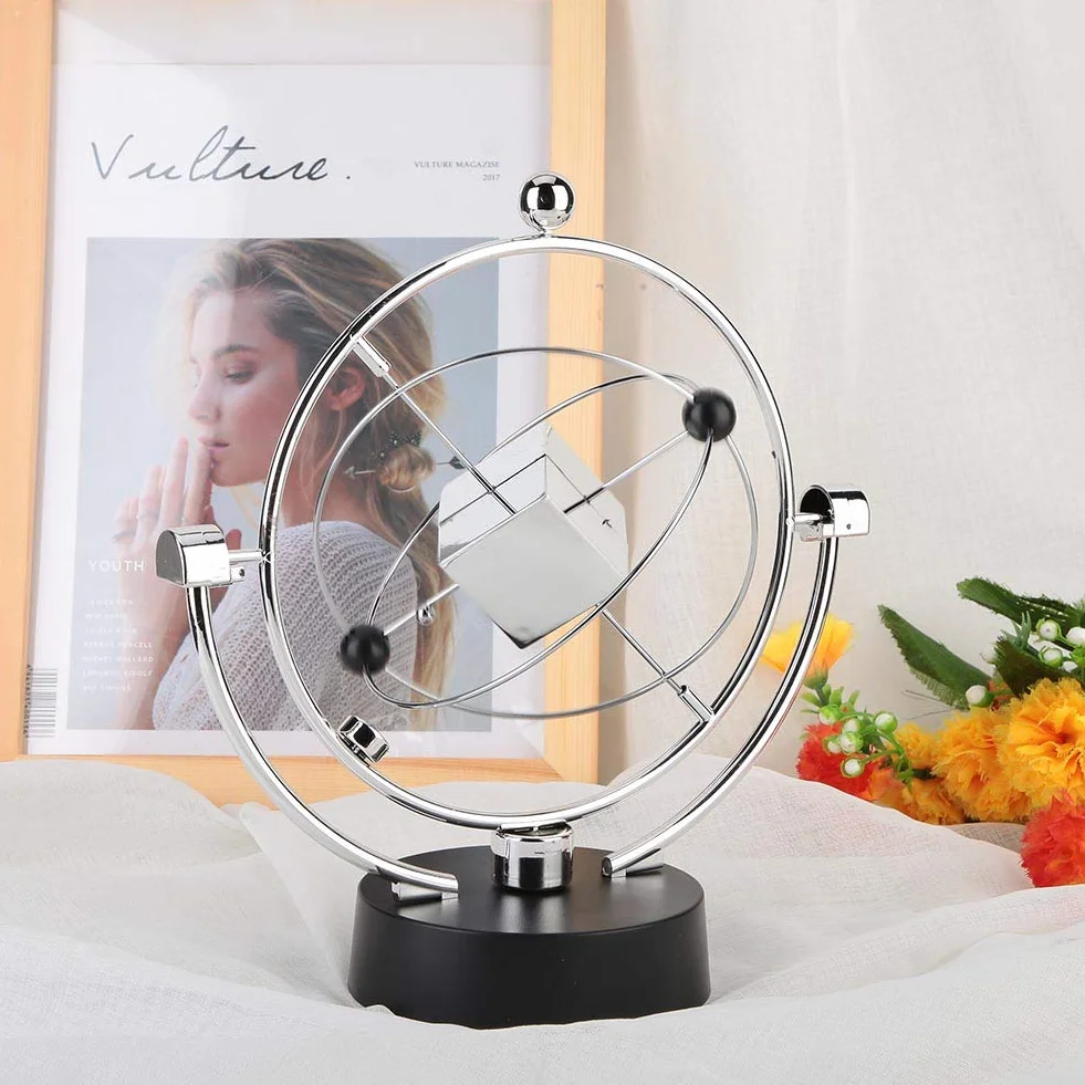 Raguso Newton Orologio da polso per casa, ufficio, con pendolo, Newton, perpetual movimento macchina, pendolo di Newton, palla da ufficio, decorazione per macchina a movimento perpetuo