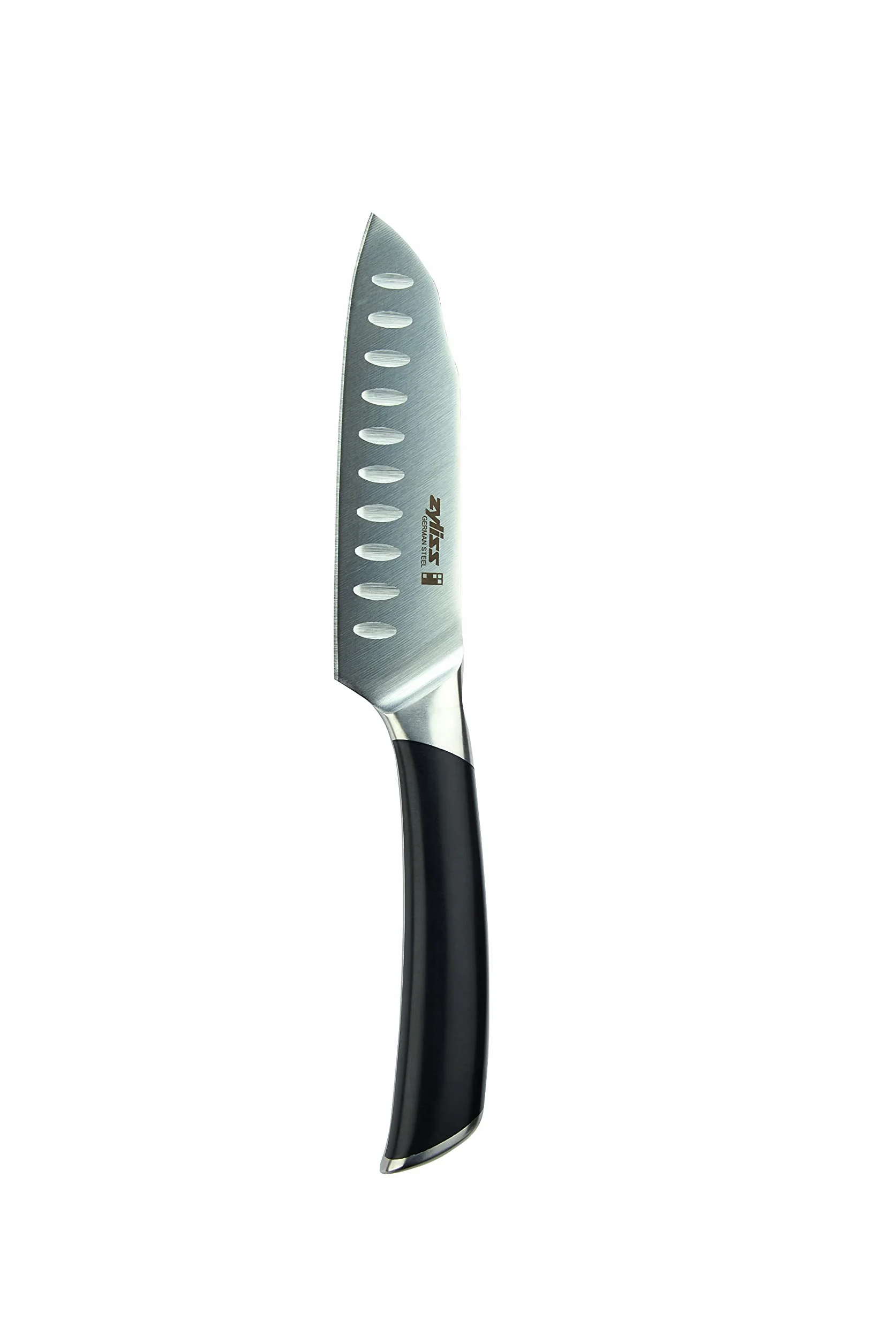 zyliss E920272 Comfort Pro Coltello Mini Santoku, 13cm, Acciaio Inossidabile Tedesco, Maniglia Nera, Coltello da Cucina Professionale, Lavabili in Lavastoviglie
