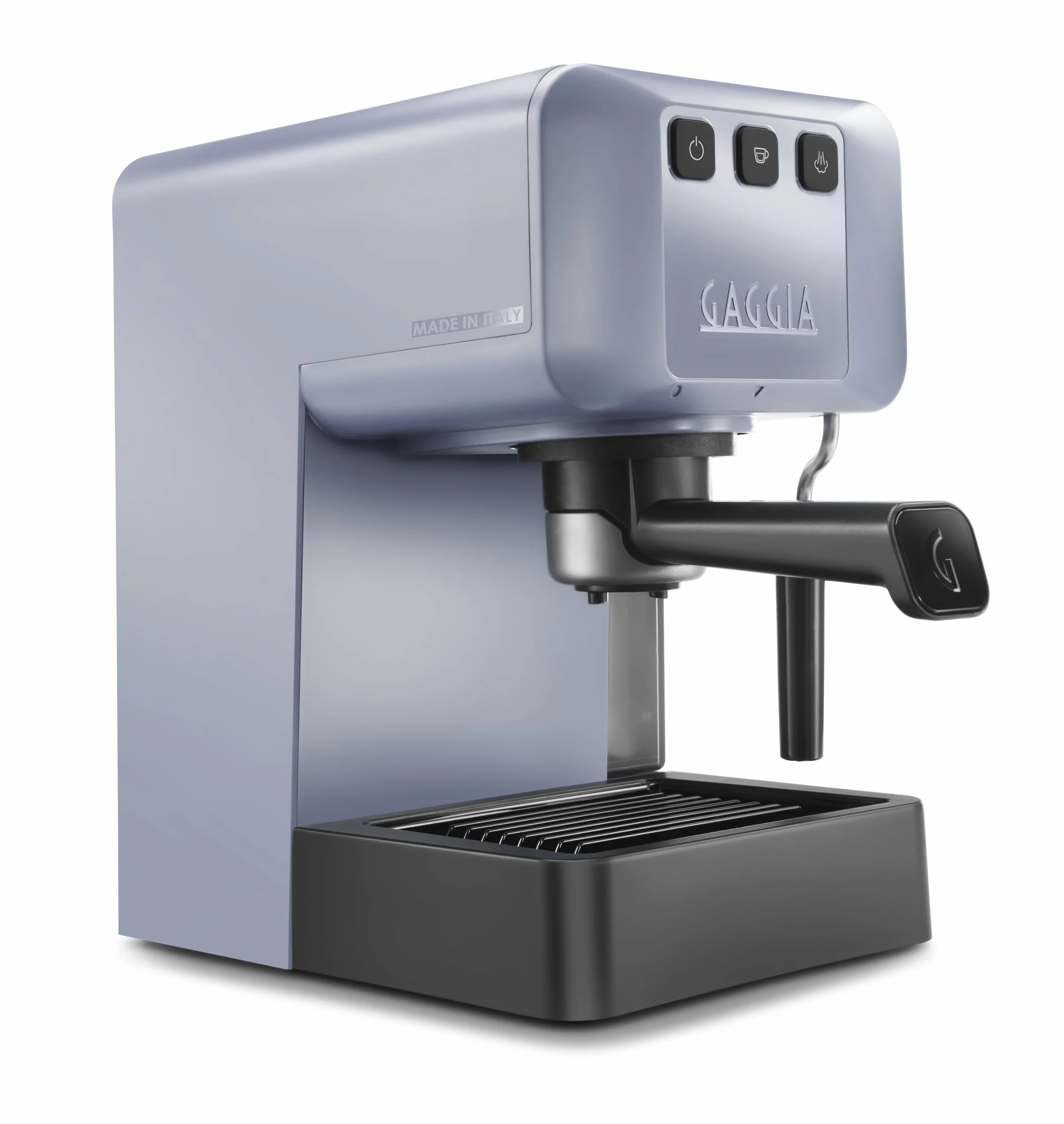 Gaggia EG2109 Grey Macchina Manuale da Caffè Espresso, Macinato o Cialde, Sistema POD per Espressi Cremosi Con Cialde, Pre-Infusione Automatica, 15 bar, Modello 2023, 100% Made in Italy