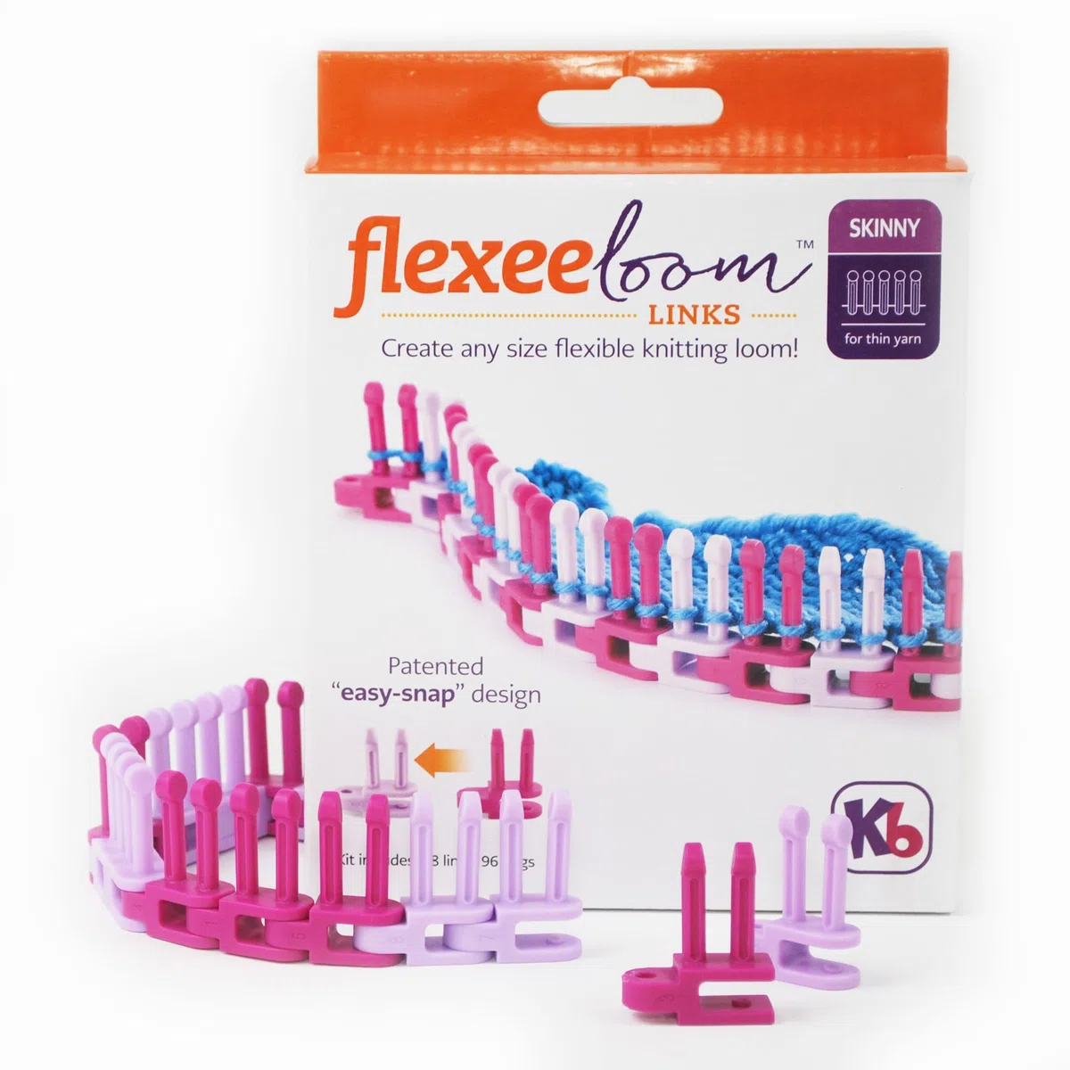 Authentic Knitting Board Telaio Flexee, KB5500, calibro magro