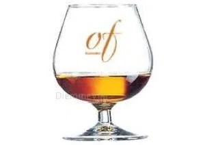 Bonollo Calice di Grappa, Vetro, Cilindrico, 2 Unit