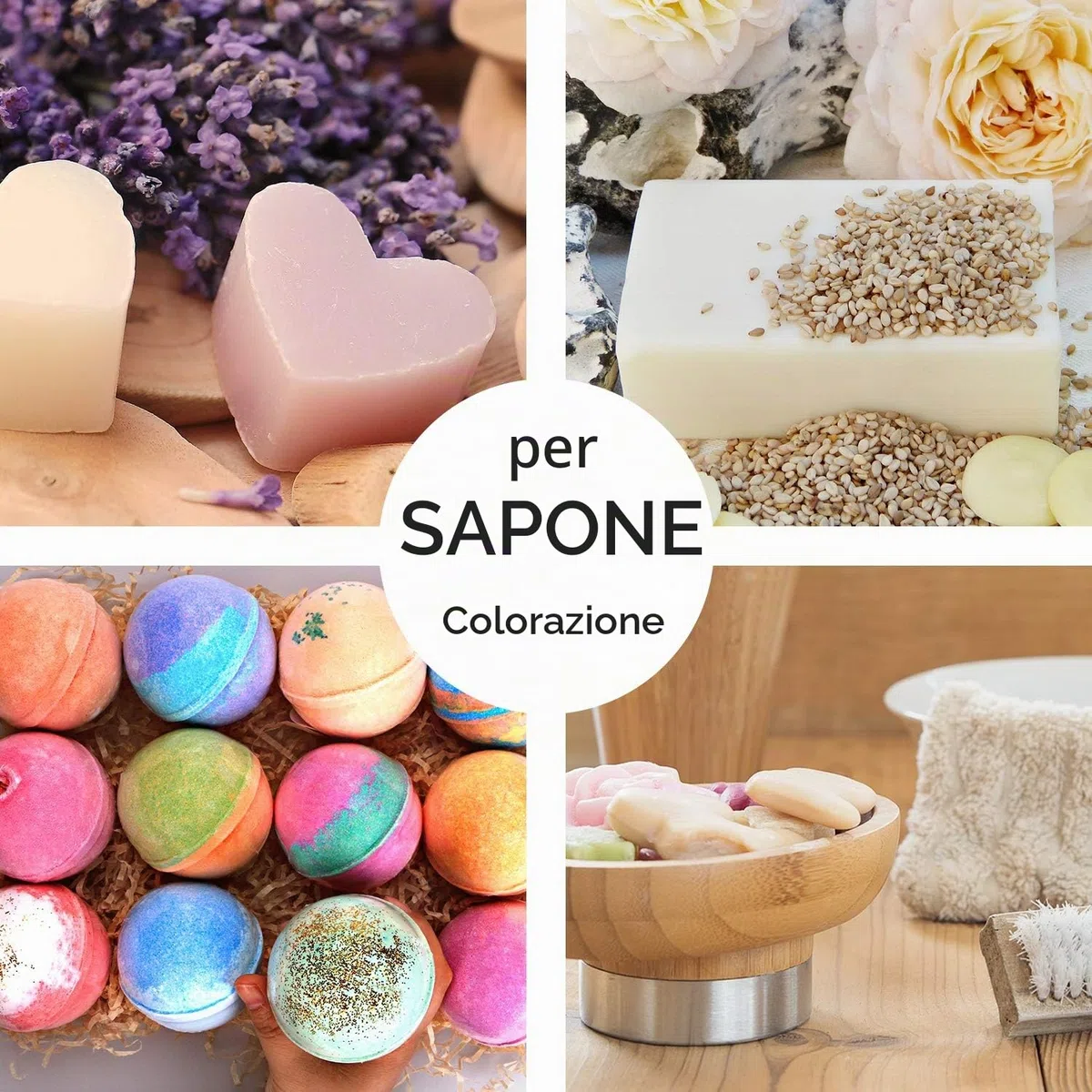 Pigmenti Coloranti Naturale, 5g*30 Colori Mica Polvere Colorante per Sapone, Slime, Resina Epossidica, Candele, Bomba da Bagno, Acqua, Cosmetici, Pittura, Feste