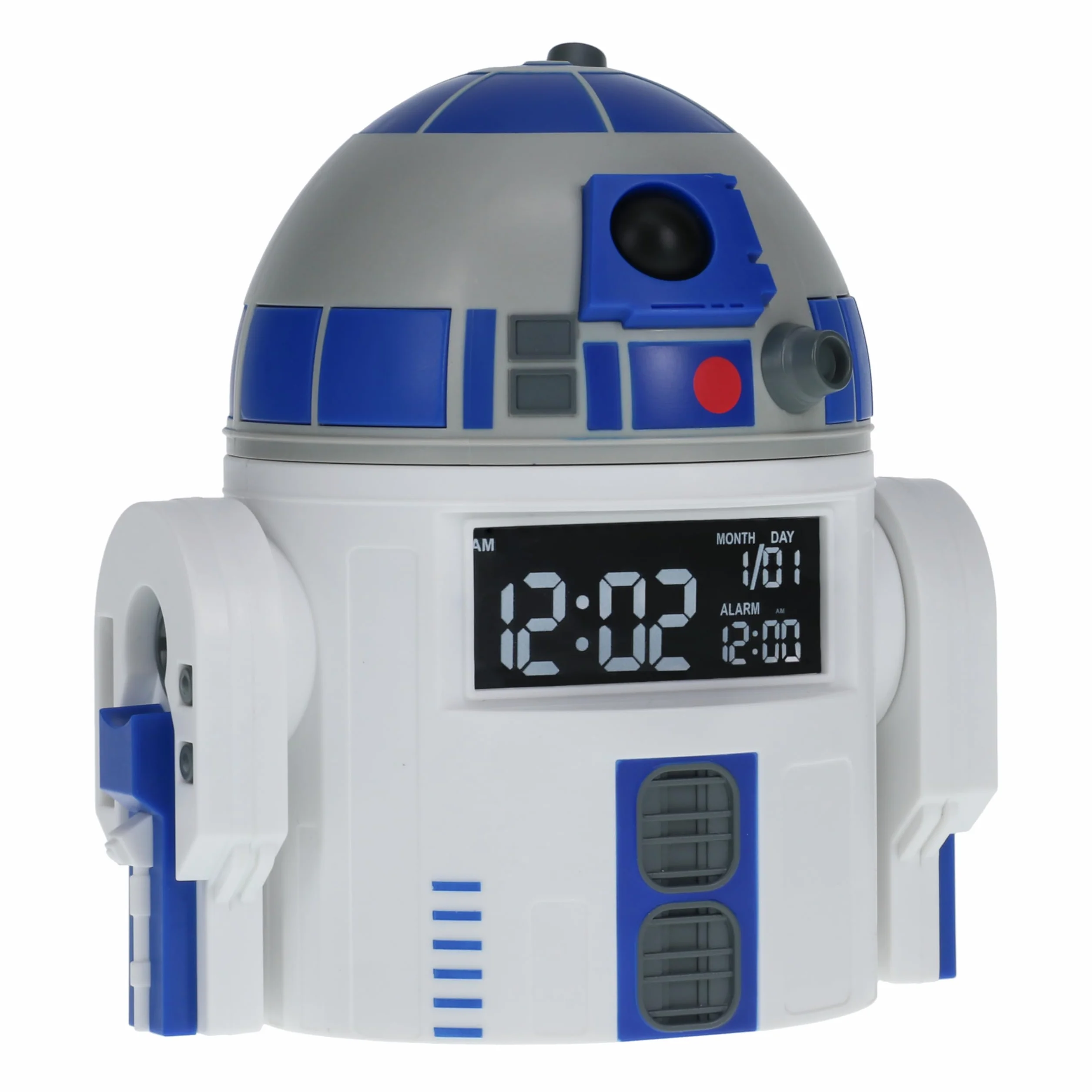 Paladone Sveglia R2D2 - Merchandise Ufficiale Star Wars, Con Suoni R2 D2, Perfetto per Decorare per Fan Star Wars con Timer di Sveglia, Alimentata a USB