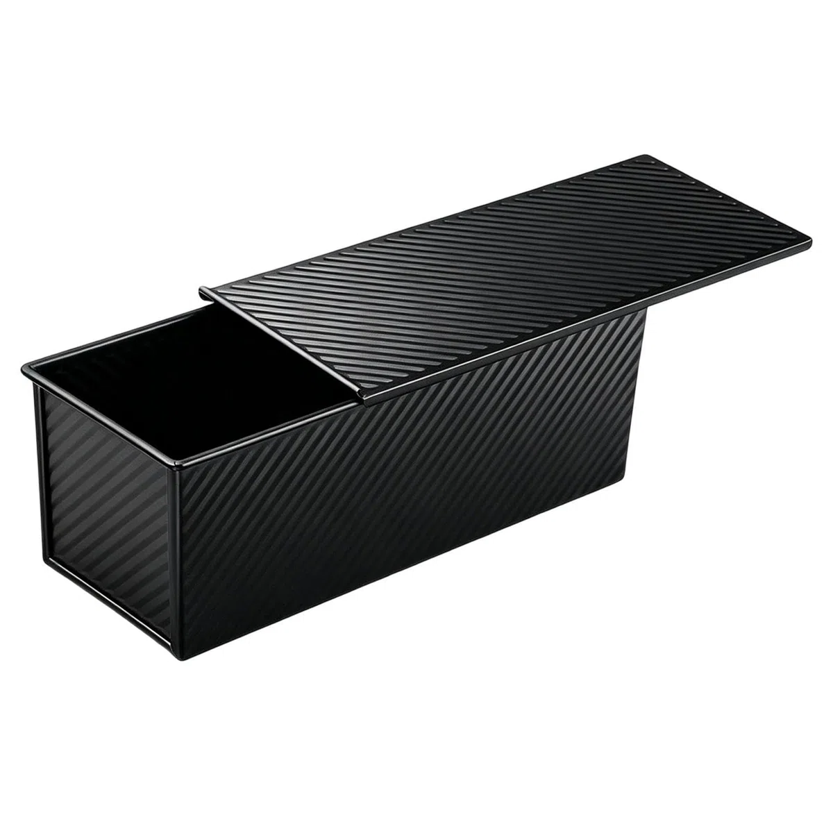 Generico Teglia Per Pane Con Coperchio, Design A Rilascio Facile, 32x12x11 Cm, Stampo Per Pane, Teglia Per In Acciaio Al Carbonio, Uso Multiuso, Per Cucina Domestica Ristorante Panetteria