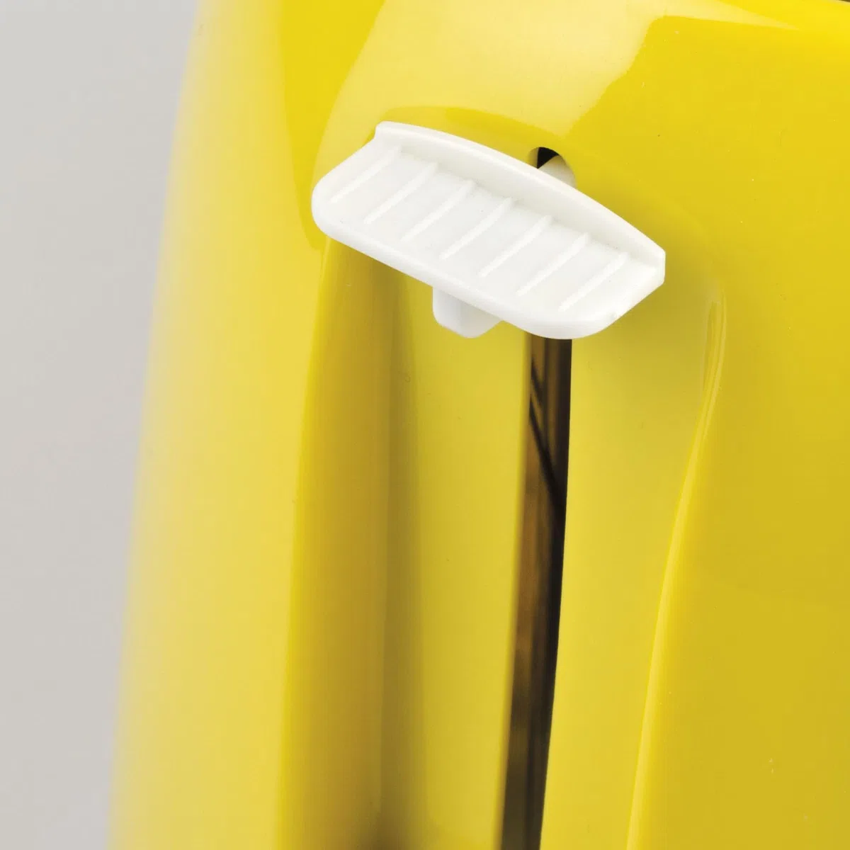 Girmi TP10 Tostapane, 750 W, Pinze estraibili inox, 7 livelli di cottura, Funzione tostafetta, Raccogli briciole, Espulsione automatica, Spegnimento automatico, Giallo