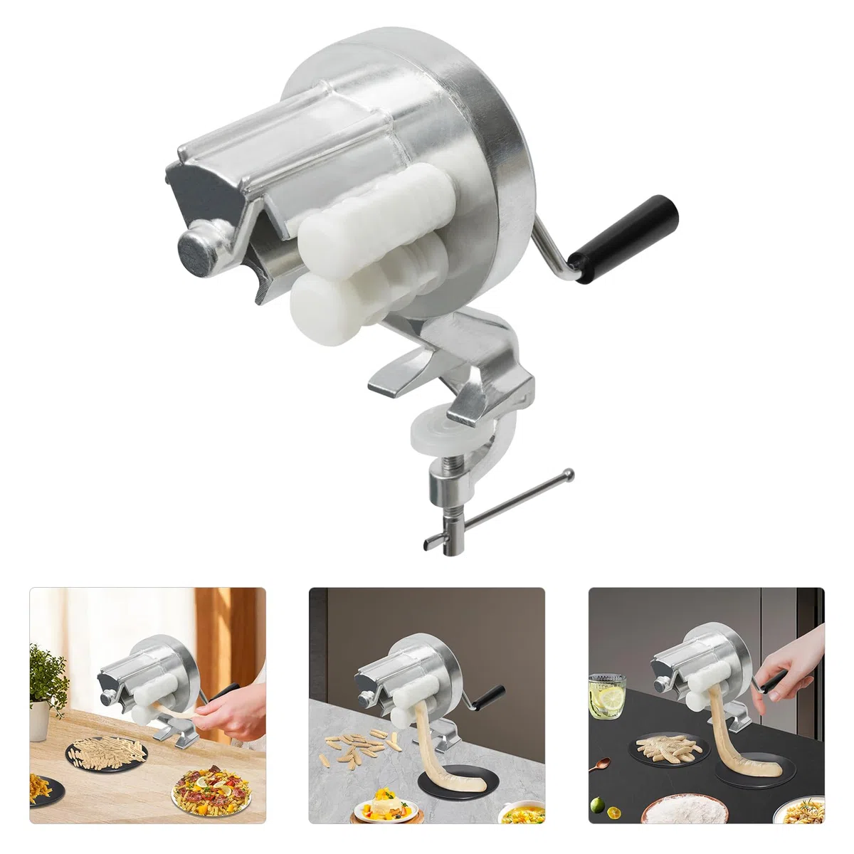 Macchina per pasta manuale per gnocchi, cavatelli e spaghetti, in acciaio inox 304, utensile da cucina per casa e ristorante