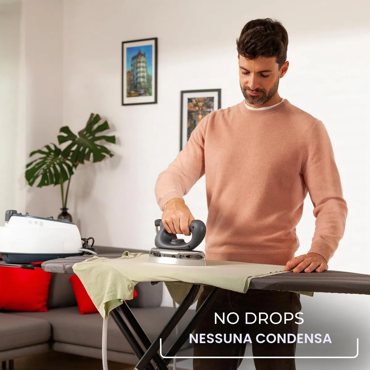 Vileda, Asse da Stiro Total Reflect Ultimate, Stiratura ExtraVeloce, ExtraRobusto, Superficie Ampia, Altezza Regolabile, Poggiaferro XXL, Facile da Chiudere, Sicuro da Trasportare, Salvaspazio