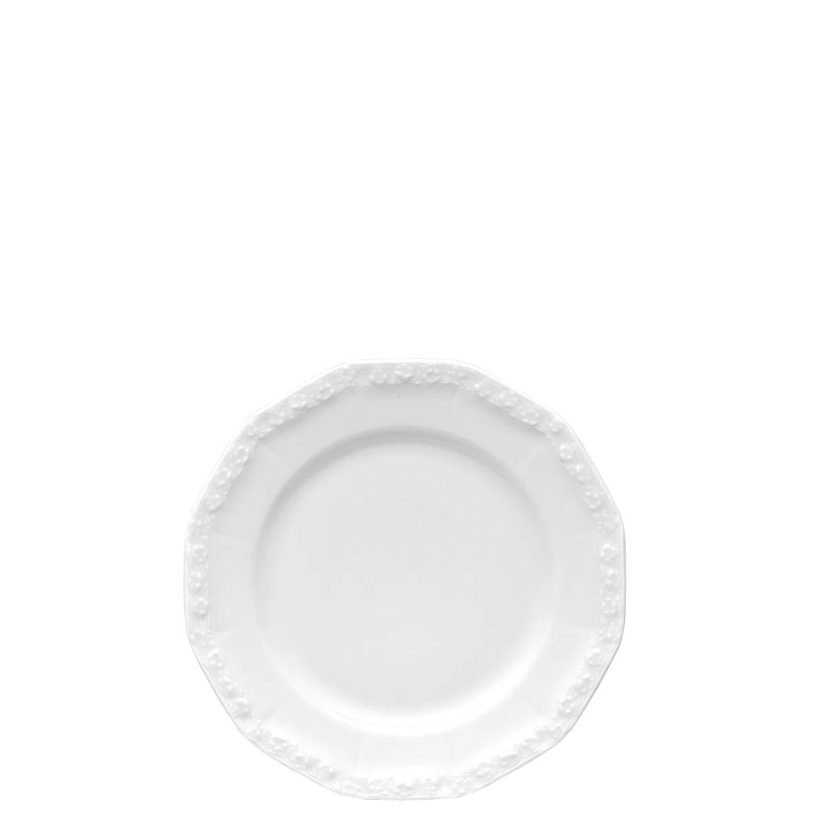 Rosenthal 10430-800001-10217 - Piatto del Pane Maria, Diametro 17 cm, Colore: Bianco