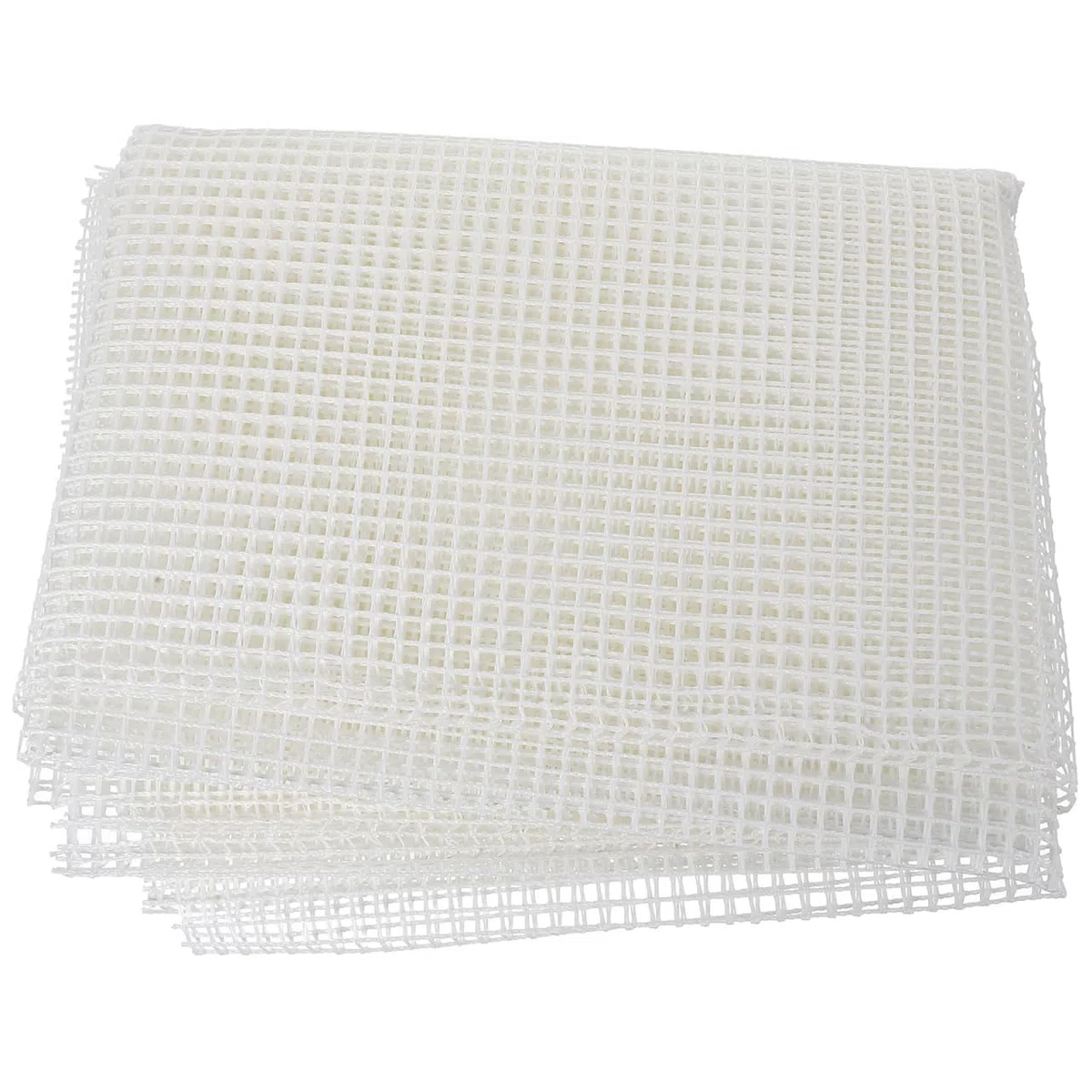 Tela a Rete a Gancio per Arazzo Fai da Te 150x100 Cm Bianco, Materiale Supporto Gancio di Chiusura, Rotolo Rete per Creazione Tappeti Artigianali e Lavori Manuali
