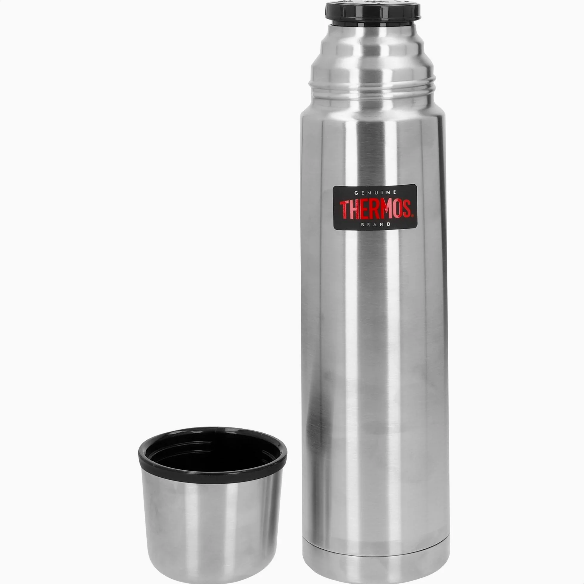 Thermos - 185234 - Light & Compact - Bouteille Isotherme - 1 L - Acier Inoxydable