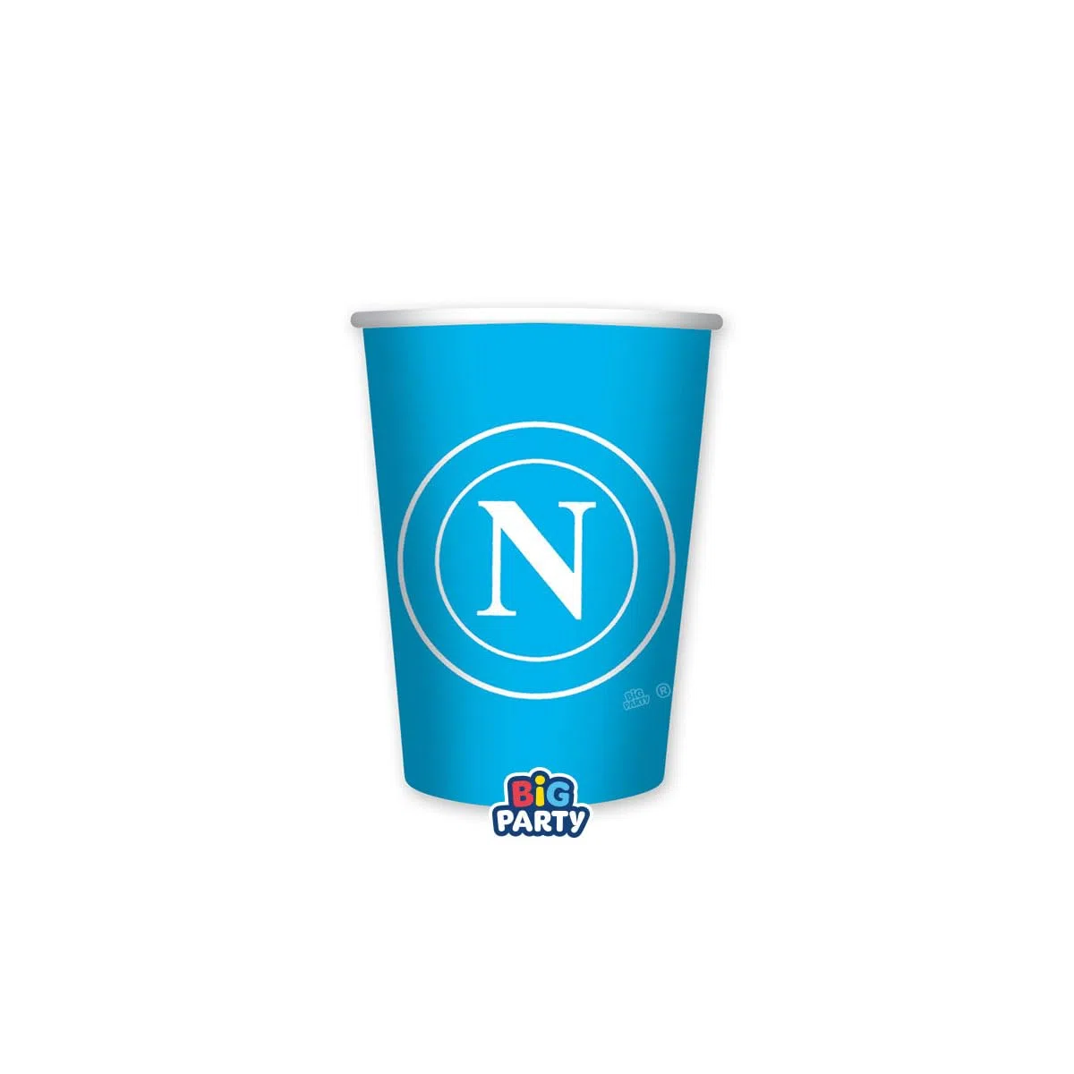 Kit n.2 Accessori Tavola Napoli calcio per 12 persone per allestire la tavola del compleanno del tuo bambino tifoso della squadra Partenopea diego armando pibe de oro dios napoletano
