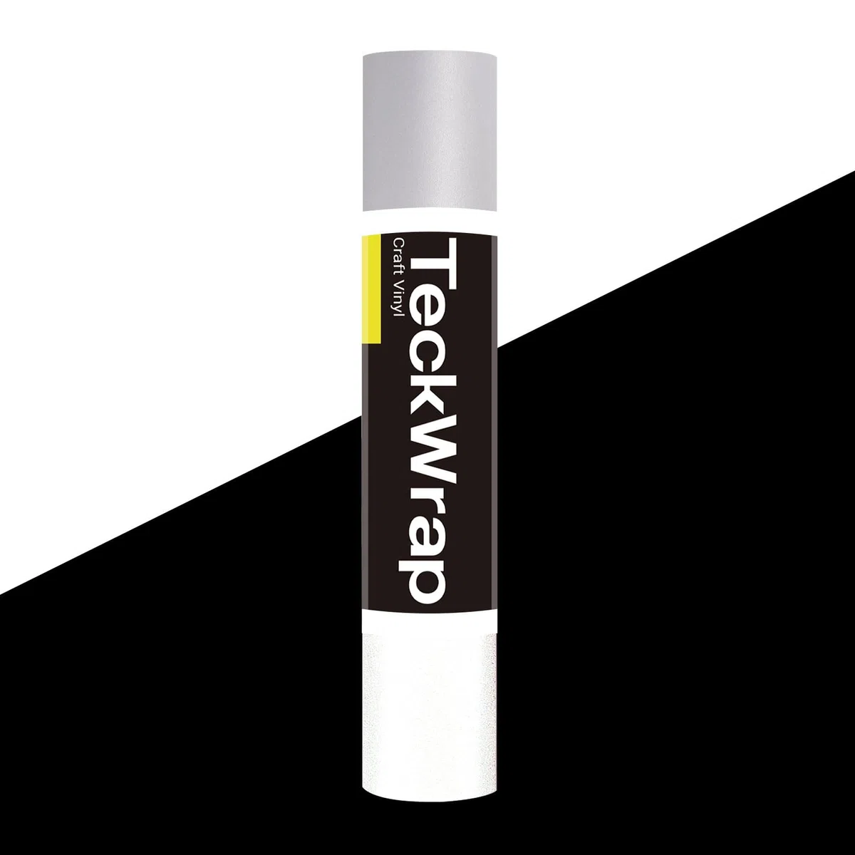 TECKWRAP Torcia in vinile adesivo cromato riflettente argento sensibile per progetti fai da te, decalcomanie, artigianato, taglierine, 0,3 x 1,5 m, argento