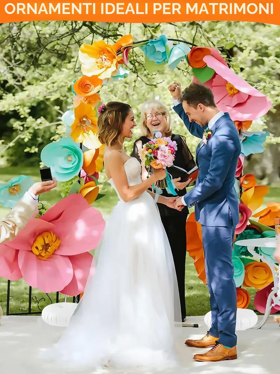 Kit regolabile per arco di palloncini, 3,1 m, riutilizzabile, con 2 basi riempibili con acqua e 50 clip per palloncini e asta in fibra pieghevole, per matrimoni, lauree, compleanni, decorazioni