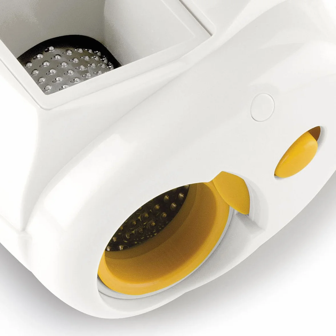G3 Ferrari G20065 Parmino Grattugia Ricaricabile,12W, 2 Rulli Inox, Impugnatura ergonomica, Kit di ricaricacon batteria, Giallo