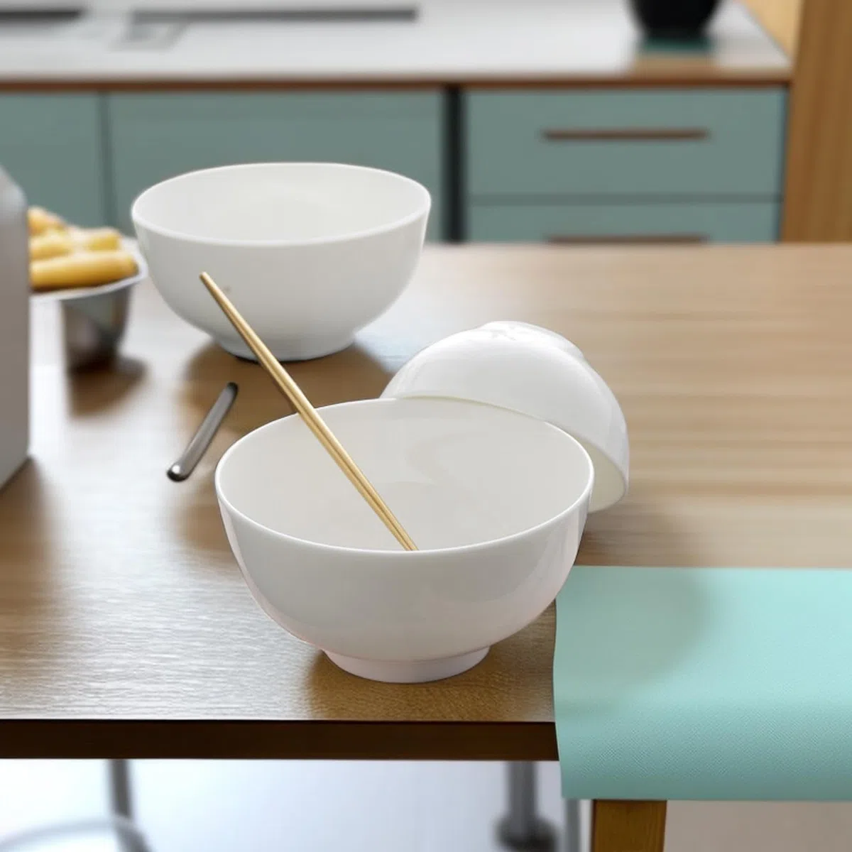 Set di 6 ciotole in ceramica di alta qualità da 300 ml, ideali per gelati, dessert, snack e molto altro ancora, impilabili, adatte ai bambini, facili da pulire in lavastoviglie