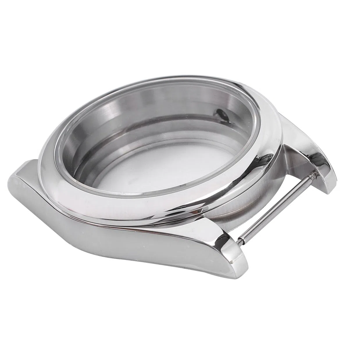 Cassa in acciaio da 39 mm, vetro , adatto per orologio NH35/NH35A NH36/NH35A, lato trasparente, , Transparent