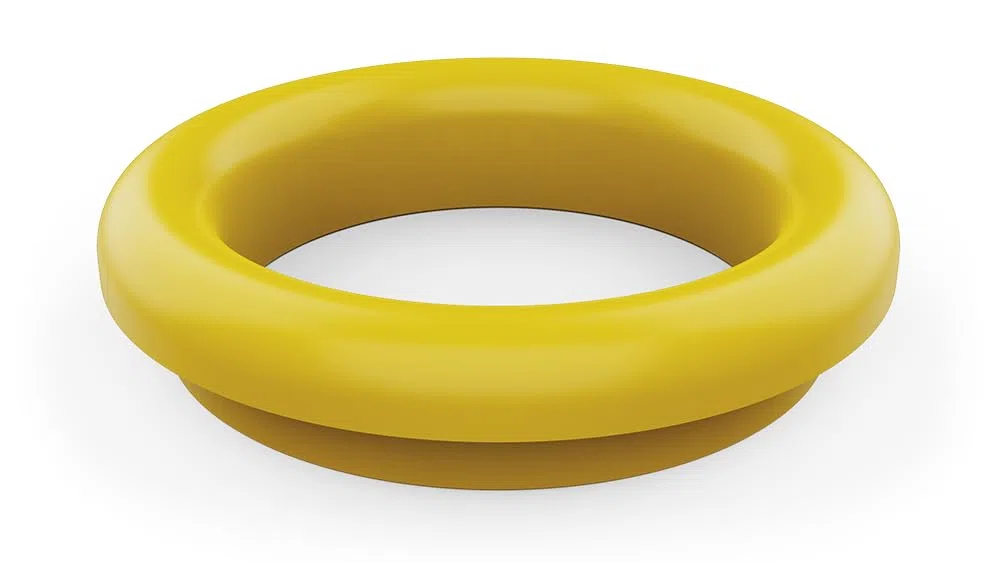 Gomma Giallo per Foro Vuoto spazzatura Giallo